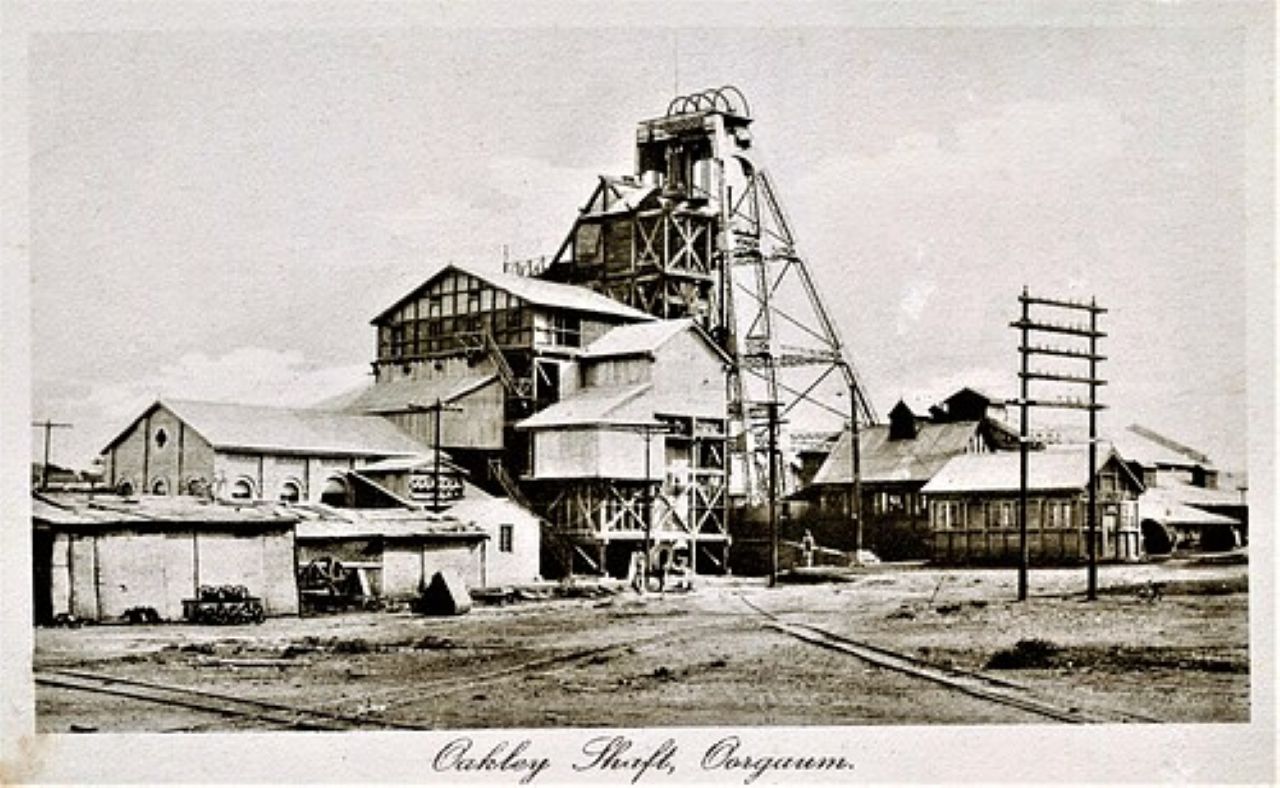 View of the Kolar Gold Field mining area (1908)